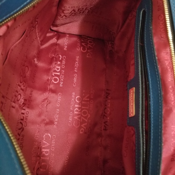 Designer handbag Blue Carlo Pazolini bag - Picture 7 of 8
